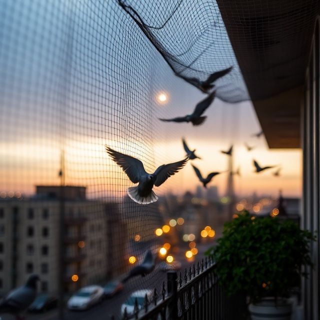 Bird Net Installation — SR Grand Enterprises Mumbai